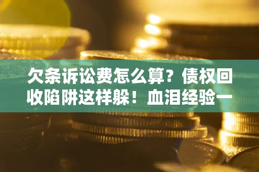 济南欠条诉讼费怎么算？债权回收陷阱这样躲！血泪经验一次讲透