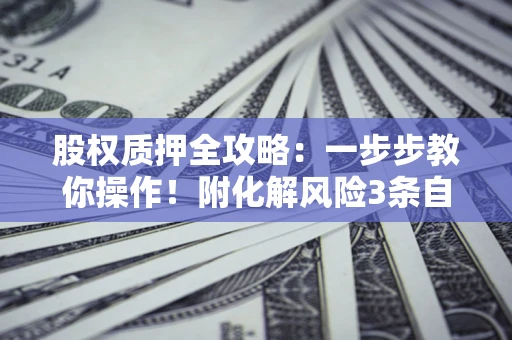 济南股权质押全攻略：一步步教你操作！附化解风险3条自救法则