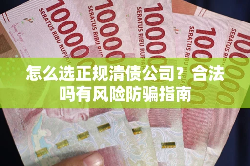 济南怎么选正规清债公司？合法吗有风险防骗指南